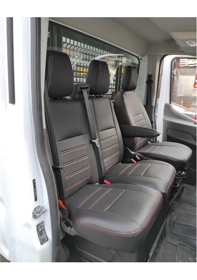 Ford Transit Tek Kabin Araca Özel Deri Oto Koltuk Kılıfı (500674271)