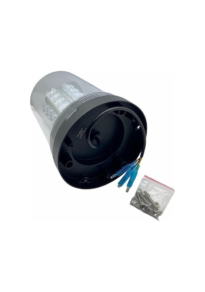 Hella 12v-24v Döner-çakar Tepe Lamba Ledli Şeffaf Cam-turuncu Fonksiyonlu 165 185 Mm