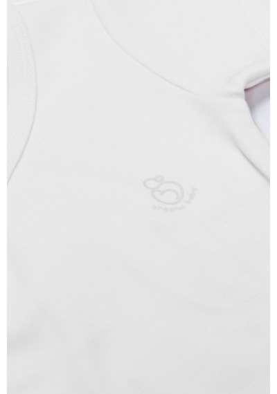 Erturkstore Organik Natural Basic Style Kruvaze Uzun Kol Body Bs17102 Beyaz Çok Renkli
