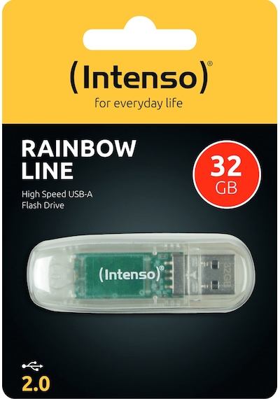 Intenso Rainbow Line 3502480 32 GB USB 2.0 Flash Bellek
