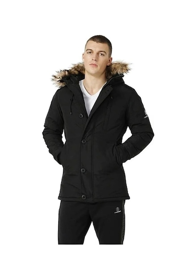 Lumberjack Ml Freddy Coat 3Sn54 3Pr Erkek Mont Siyah S-Xxl 001