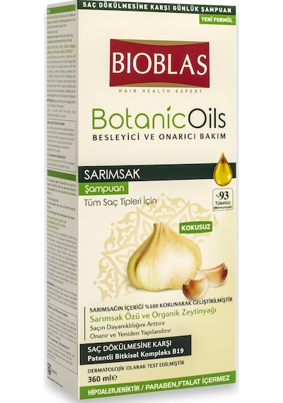 Bioblas Botanic Oils Sarımsak Özlü Şampuan 360 ML