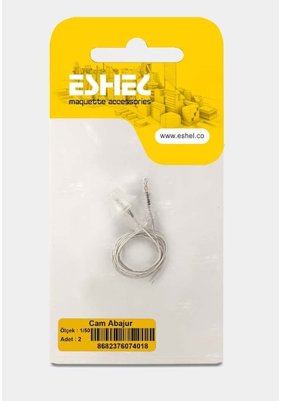 Eshel Maket Cam Abajur--1/50--2 Li