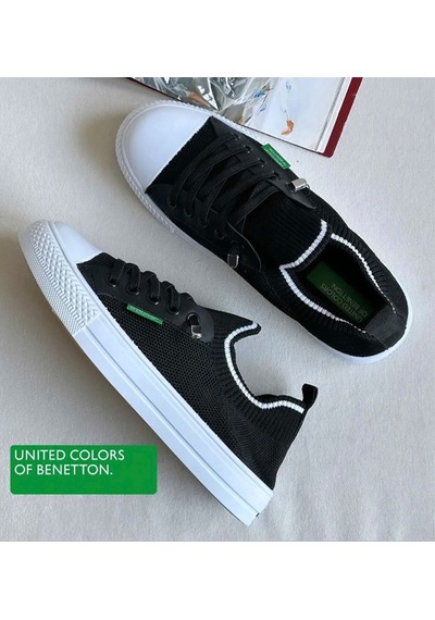 United Colors Of Benetton Benetton 10233 Kadın Günlük Sneaker Ayakkabı Siyah