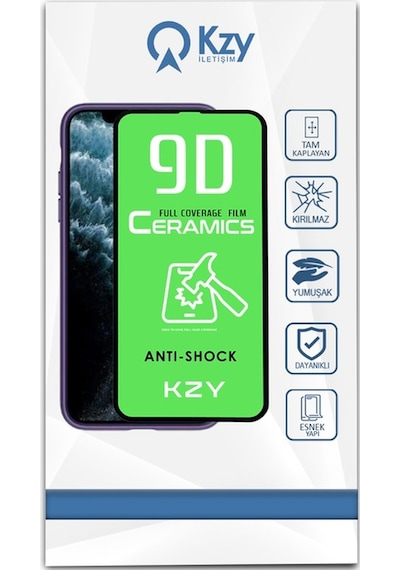 Apple Uyumlu iPhone 11 Pro Tam Kaplayan Seramik Nano Ekran Koruyucu Cam (487583960) 10 Tl Fark Ile Şeffaf Kılıf