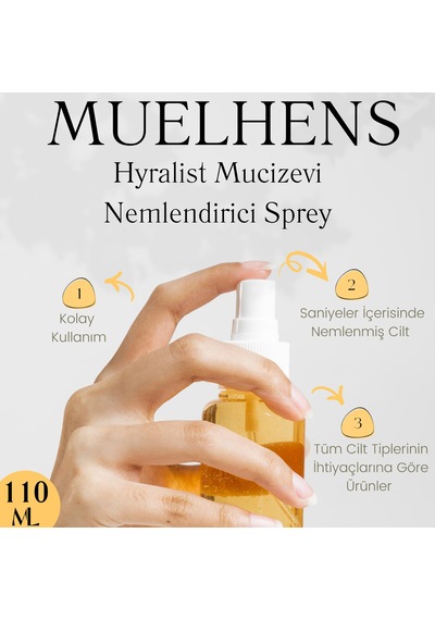 Muelhens Hydralist Kuru ve Hassas Ciltler Nemlendirici Sprey 110 ML