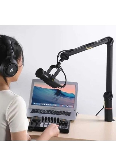 Maono Ba-90 Boom Kolu Profesyonel Mikrofon Masa Standı, Podcast Ve Yayın İçin