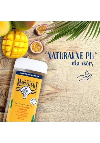 Lpm Organik Mango Ve Çarkıfelek Meyvesi 400ml Duş Jeli, Beyaz Ve Sarı Diğer