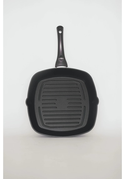 Titanyum Izgara Grill Tava 28 Cm -eflatun Gri