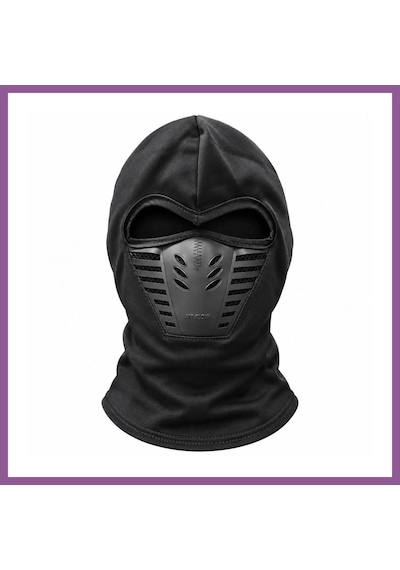 Ren.ga.renk Siyah Balaklava Kar Maskesi Air Flow Hava Kanallı Yüz Maskeli Tam Kafa Boyunluk Motorcu Ve Outdoor Renk: Siyah Beden: Standart Adet: 1 Rengaren