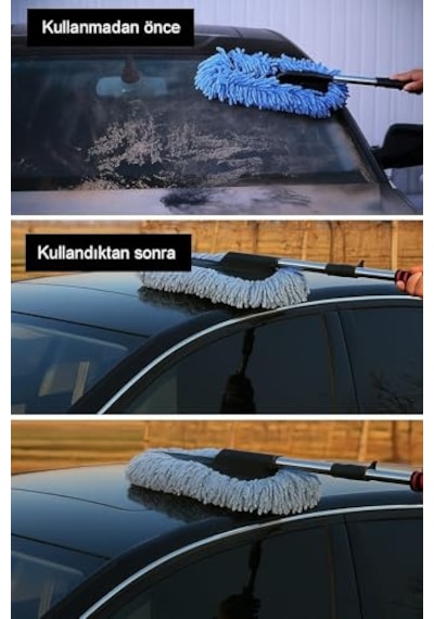 Araba Temizleme Fırçası, Oto Araba Yıkama Fırçası, Çizmeyen Paspas Temizleme Aleti Suv, Rv, Römork Uzun Saplı Arabalar Kamyon,