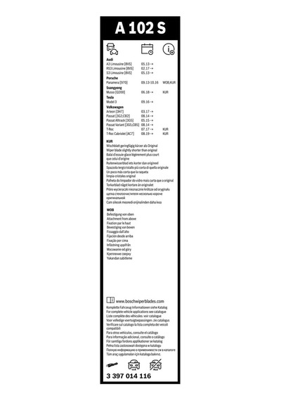 Aerotwin Silecek Seti Tesla Model Y 2021-2024 , Vw Passat 2015-2022 , Skoda Octavia 2020-202