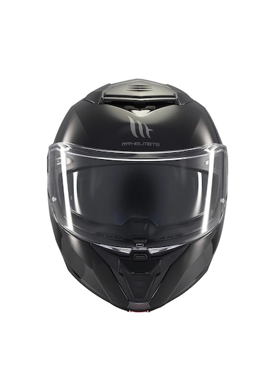 Kask Mt Atom 2 A1 Çene Açılır Kask Parlak Siyah