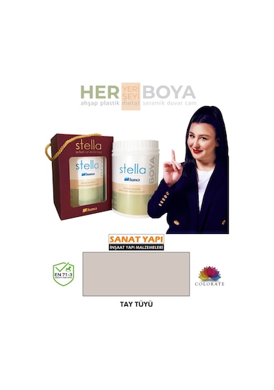 Stella Su Bazlı Akrilik Boya Tay Tüyü Diğer