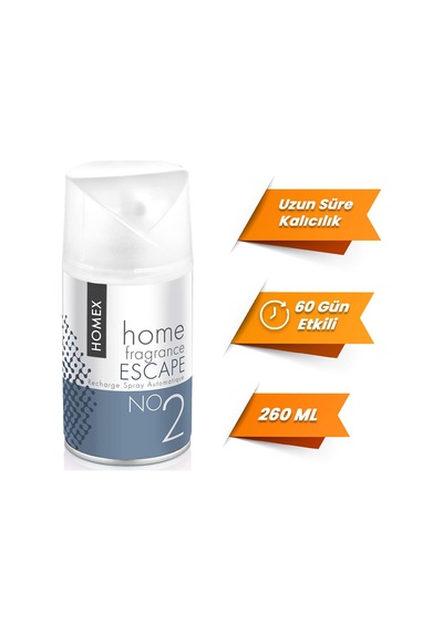 Homex Escape Oda Kokusu Spreyi Makine Yedek 260ml