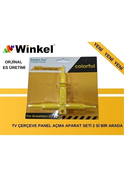Winkel Tv Çerçeve Panel Açma Aparat Seti 2 Si Bir Arada