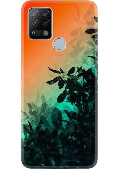 Oppo A74 Kılıf Desenli Güzel Çiçekler 1712