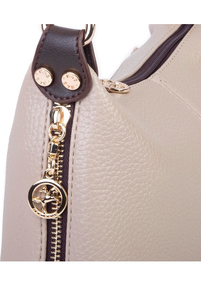 Nas Bag Kadın Mini Omuz Ve Çapraz Çanta Örgülü Askılı En: 23 Cm , Boy: 14 Cm Kum Kahve Lopez