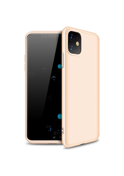Apple Uyumlu iPhone 11 3 Parçali 360 Tam Koruma Gkk Rubber Kapak Kilif 403228564