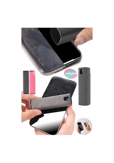 Telefon Ekran Temizleyici Sprey Bilgisayar Cep Telefonu Ekranı Toz Sökücü Aracı Mikrofiber Bez Pro
