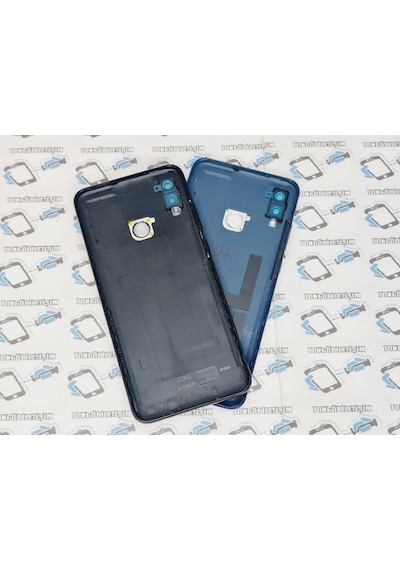 Tkgz - P Smart 2019 Kasa Arka Pil Kapağı (Yan Tuşlar) (275871697) Mavi