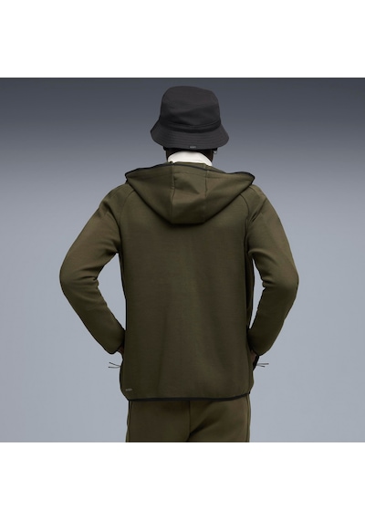 Puma Evostrıpe Fz Hoodie Dk Erkek Yetişkin Ceket Yeşil