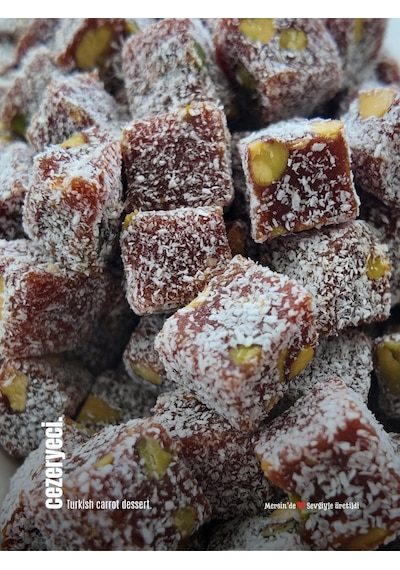 Cezeryeci Antep Fıstıklı Küp Cezerye 250 G
