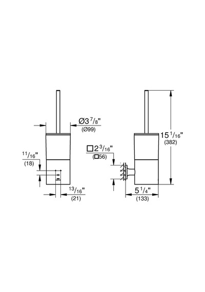 Grohe Allure Tuvalet Fırçası - 40340gn1 Altın