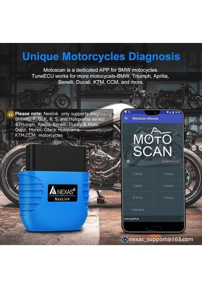 Nexas Car Scanner Bluetooth OBD 2 Araç Tanı Cihazı