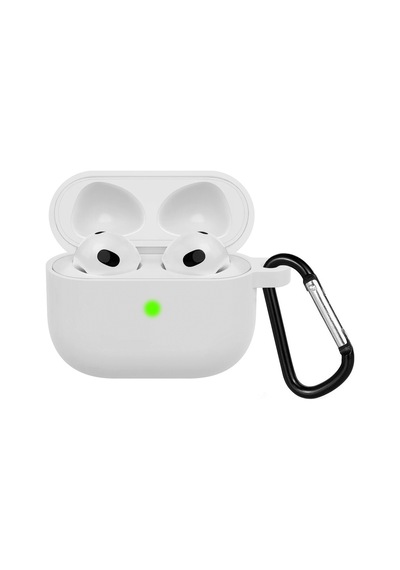 Fitcase Apple Uyumlu AirPods 3. Nesil Lansman Silikon Kılıf