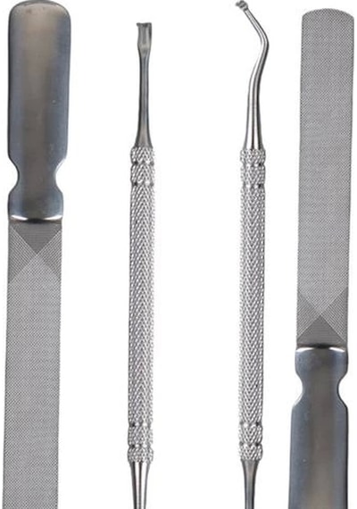 Sunup Sn-27098 Paslanmaz Çelik 4in1 Tırnak Bakım Seti
