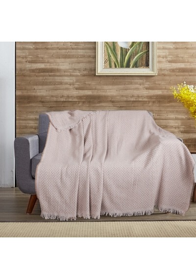 Çok Amaçlı Pamuklu Kaymaz Çekyat Kanepe Örtüsü 170x210 CM - Vizon