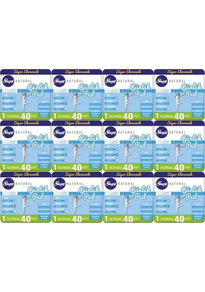 Sleepy Natural Günlük Ped Normal 40'lı X 12 480 Adet