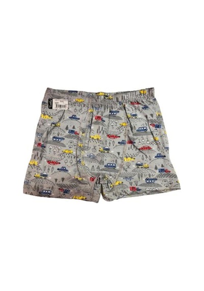 Tutku 0254 Erkek Çocuk Empirme Desenli Boxer 6 Adet KARIŞIK RENK