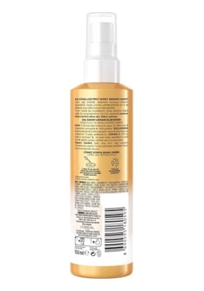 L Oréal Paris Elseve Mucizevi Yağ 10 Etki 1 Arada Saç Güzelleştirici Sprey Serum 150ml