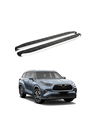 Toyota Kluger Xu50 2014-2019 Yan Basamak Alyans Gri