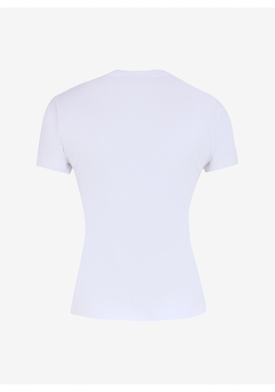 Moschino Jeans Beyaz Kadın Baskılı T-shirt A0703-1001