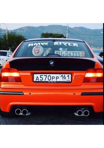 Bmw E39 Cls Spoiler Spoyler Parlak Siyah  Plastik