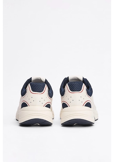 Tommy Hilfiger Erkek Th Coney Renk Bloklu Sneakers - Lacivert Rwb