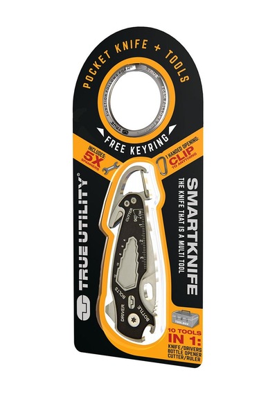 True Utility Tu 573k Smart Knife Kamp Çakı Gümüş - Siyah