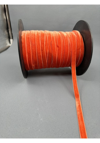 Paşateks- 1 Cm Düz Kadife-5 Metre -a.kiremit
