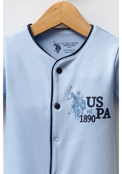 U.S. Polo Assn. U.s. Polo Assn Erkek Bebek Mavi Tulum Usb2541-c-v1 Mavi