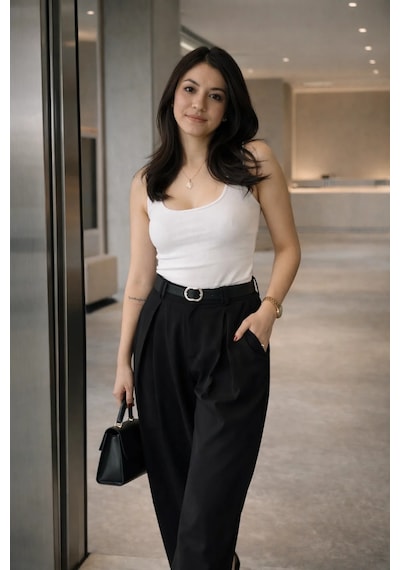 Bbbutikbasic A Pile Pantolon Gk3535 siyah