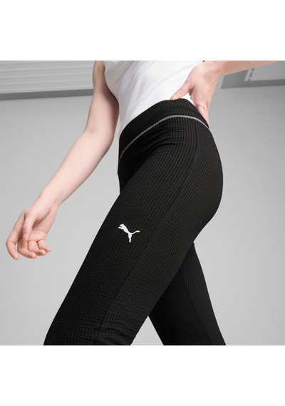 Puma Dare To Textured Flared Kadın Eşofman Altı 629809 01 Siyah