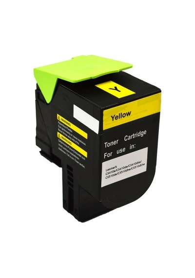 Lexmark Cx310 Cx410 80C8Sy0 Sarı Uyumlu Toner