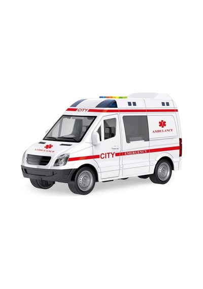 Wy590e-f 1:16 Sürtmeli Sesli Işıklı Ambulans / Polis Arabası