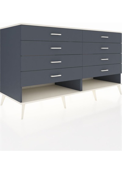 Kronos Konsol 8 Çekmeceli 176x59x99 Antrasit-aytaşı/antrasit Aytası/antrasıt - Antrasıt Kronos Konsol 8 Çekmeceli 176x59x99 Antrasit-aytaşı/antrasit Aytası/antrasıt - Antrasıt