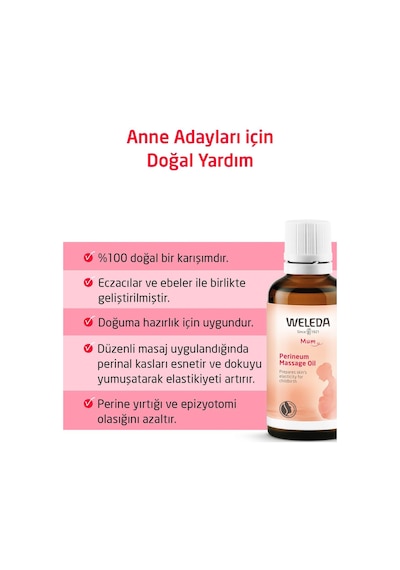 Organik Perine Masaj Yağı 50 ML