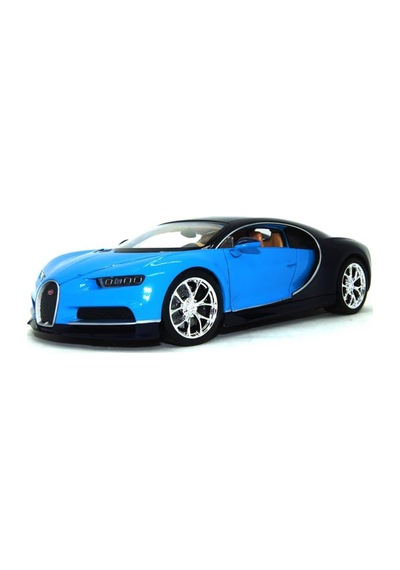 1:24 Chiron Mavi Metal Model Araba Diecast Açılabilir Kapı Çok Renkli