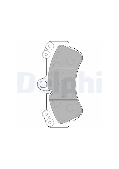 Vw Touareg On Fren Balatasi 2.5 Tdi 2004-2010 Delphı Lp2057